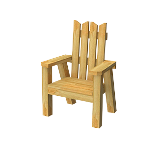 Sticker graphic representing Freestanding Storytelling Chair 